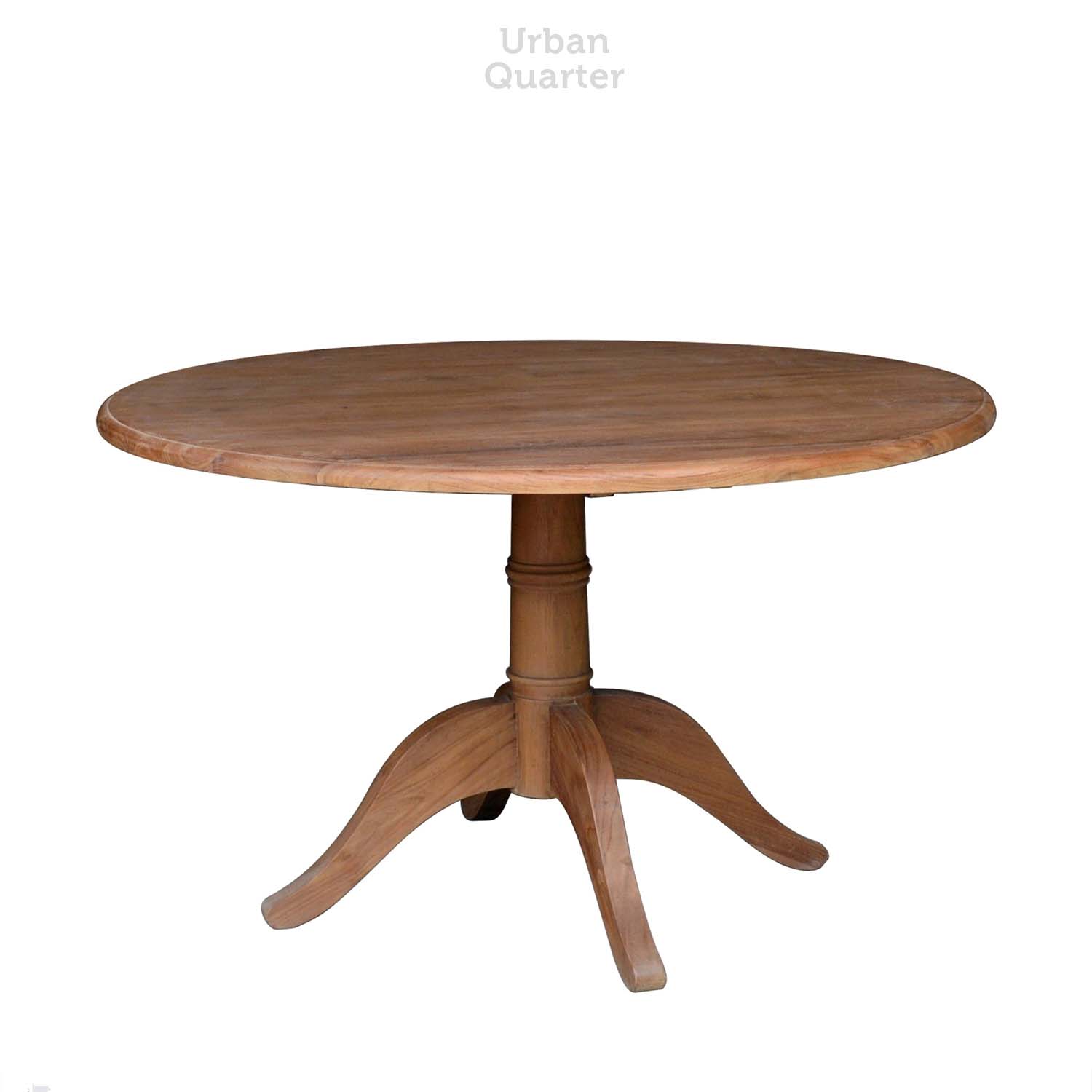 21.15577 SONDER ROUND DININGTABLE TEAK WOOD -Overall.Dia.120x72cm