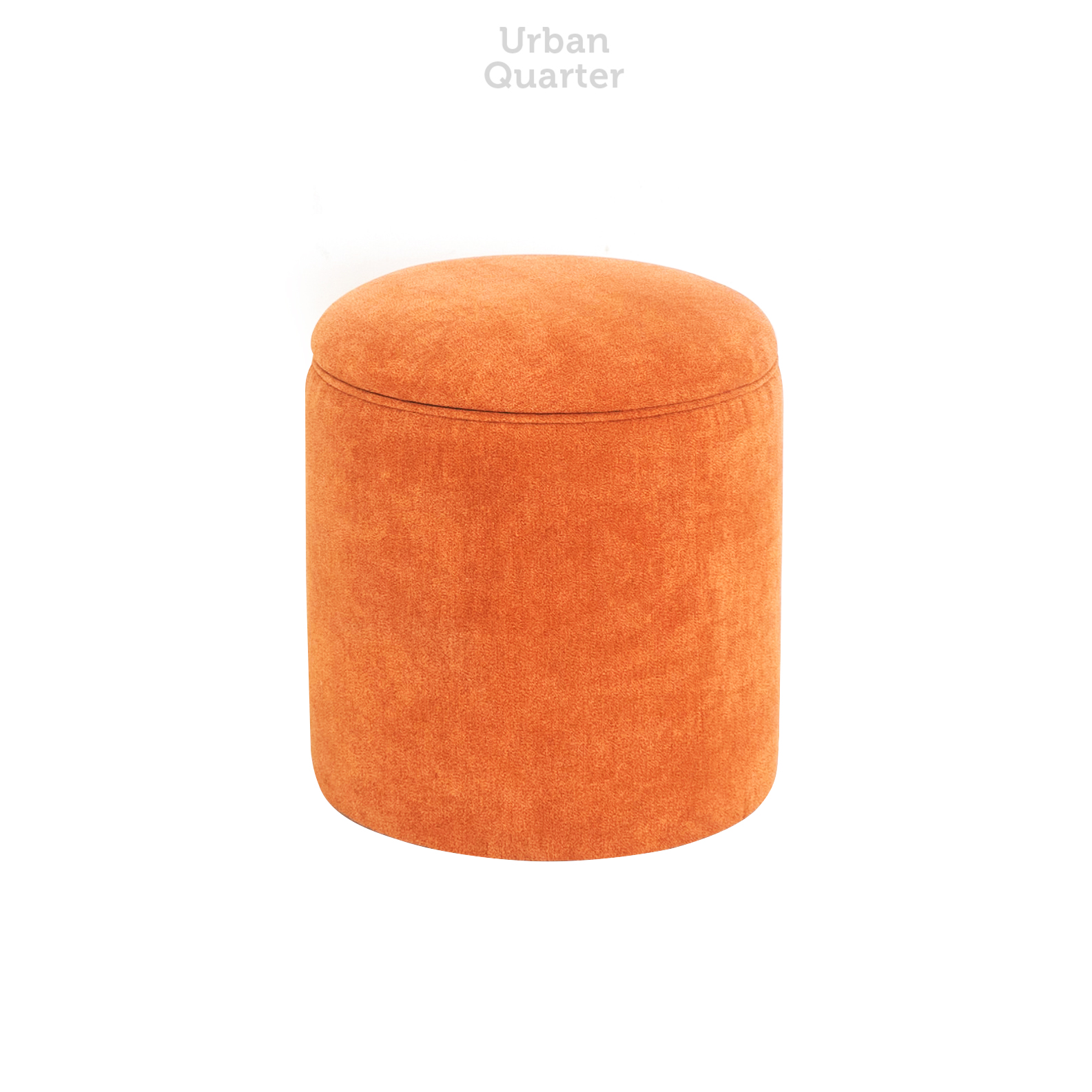 81.19316 POUF WITH TEAK + LOCAL FABRIC-Overall.Dia.40x47cm_E